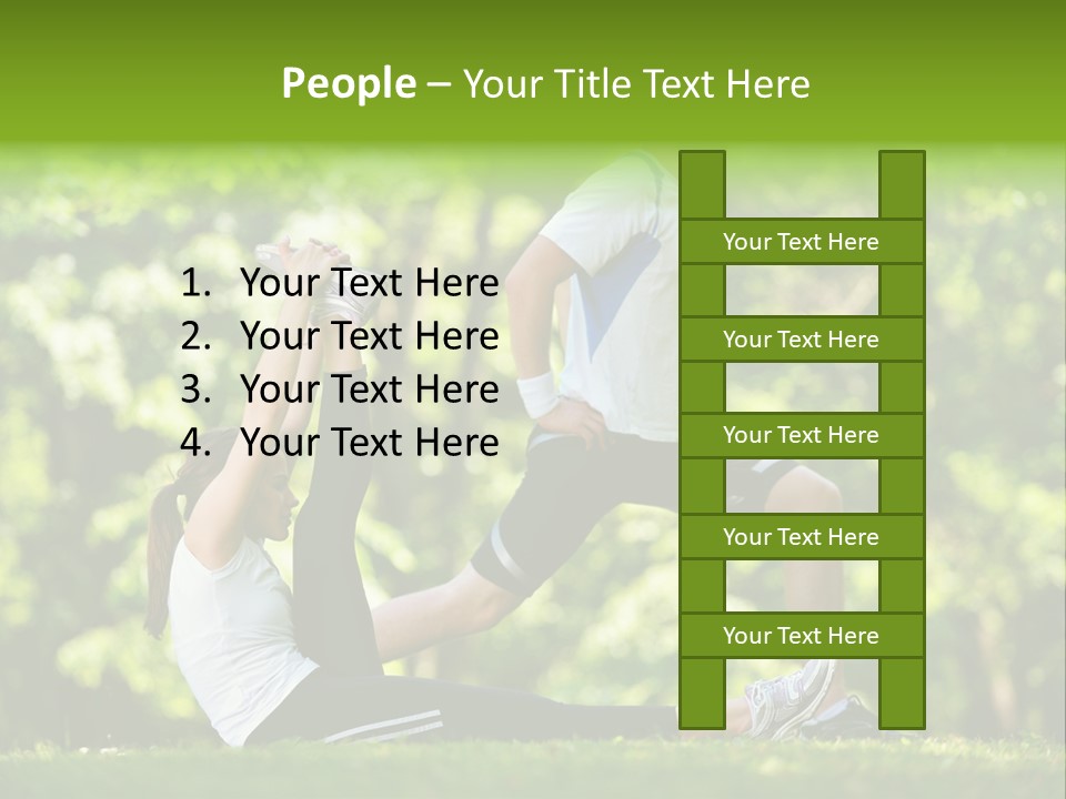 Fitness Run Spring PowerPoint Template