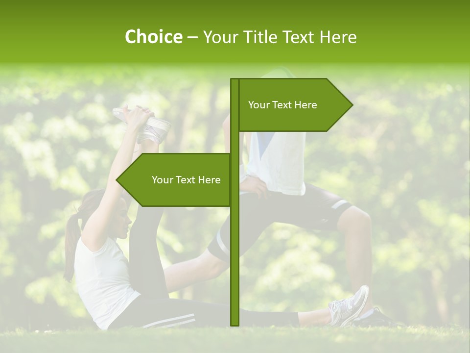 Fitness Run Spring PowerPoint Template