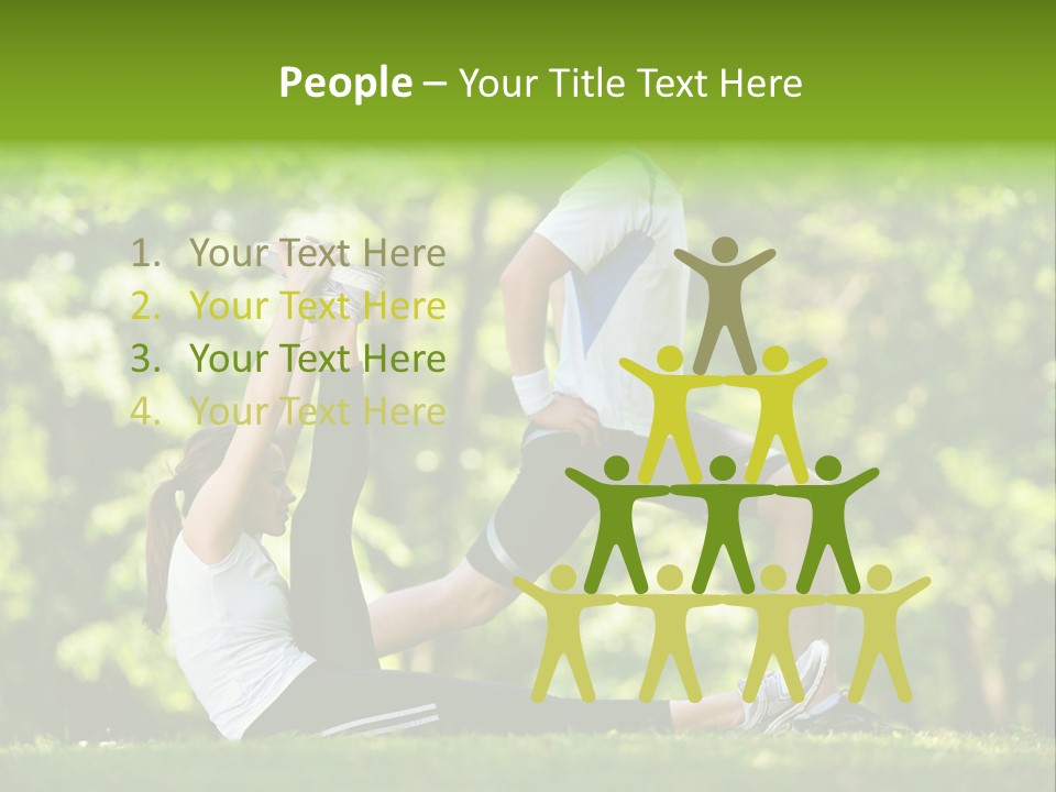 Fitness Run Spring PowerPoint Template