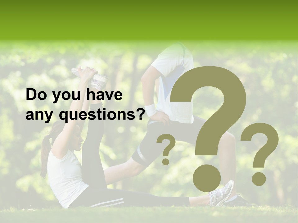 Fitness Run Spring PowerPoint Template