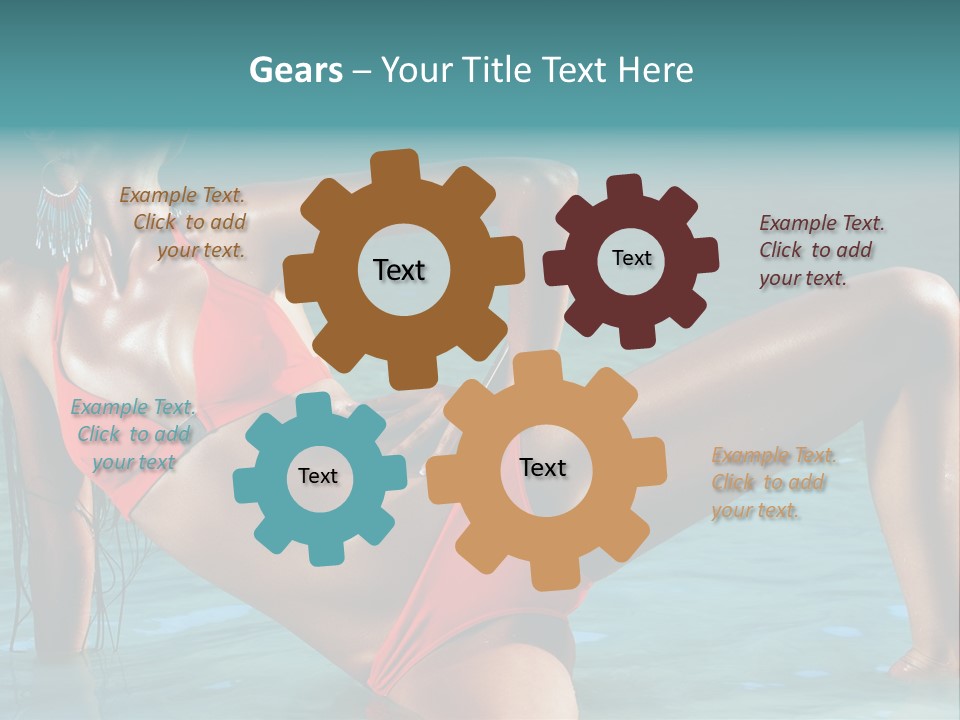 Lips Summer Luxury PowerPoint Template