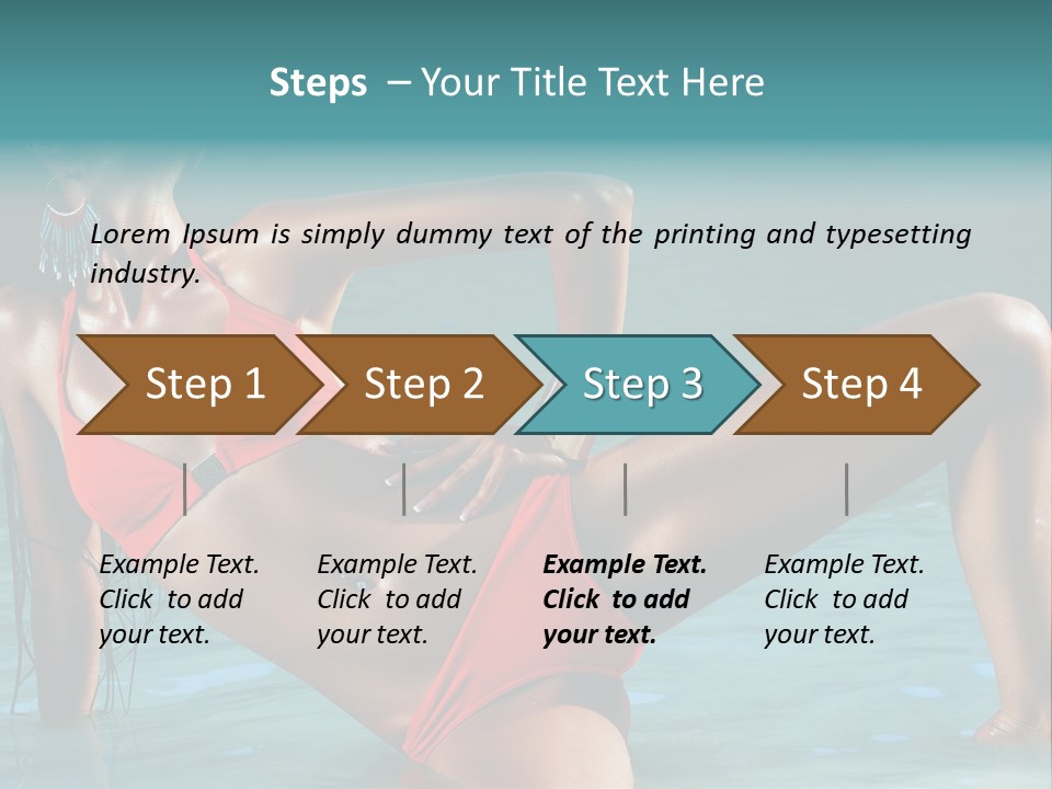 Lips Summer Luxury PowerPoint Template