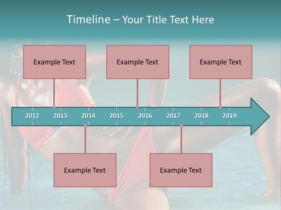 Lips Summer Luxury PowerPoint Template