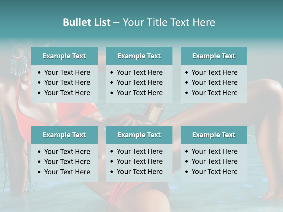 Lips Summer Luxury PowerPoint Template