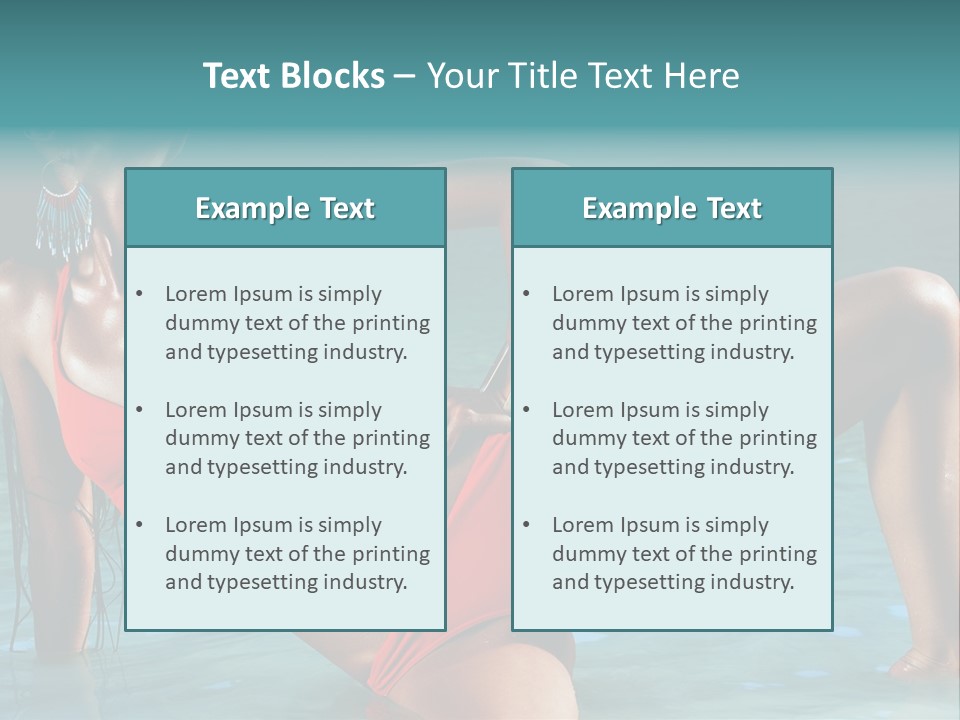Lips Summer Luxury PowerPoint Template