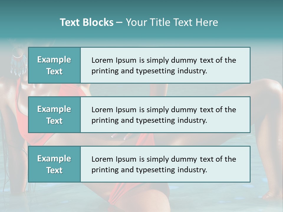 Lips Summer Luxury PowerPoint Template