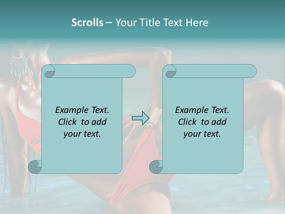 Lips Summer Luxury PowerPoint Template