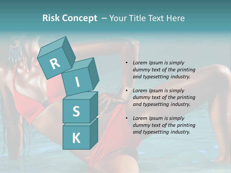 Lips Summer Luxury PowerPoint Template