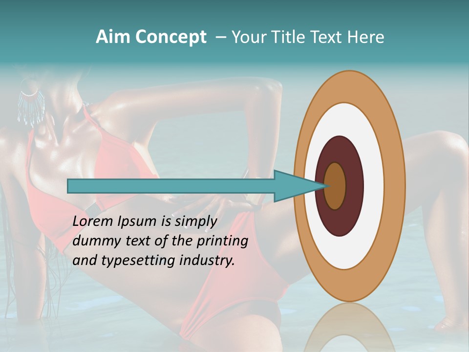 Lips Summer Luxury PowerPoint Template