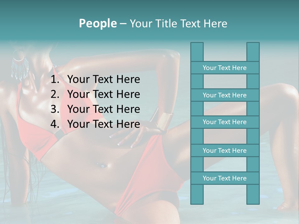 Lips Summer Luxury PowerPoint Template