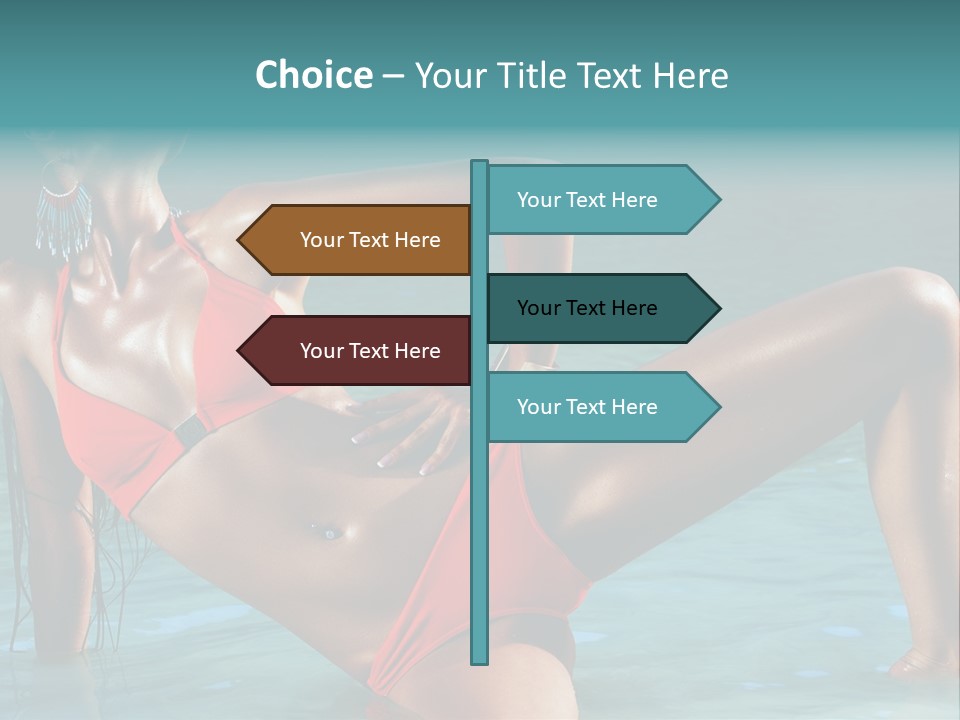 Lips Summer Luxury PowerPoint Template