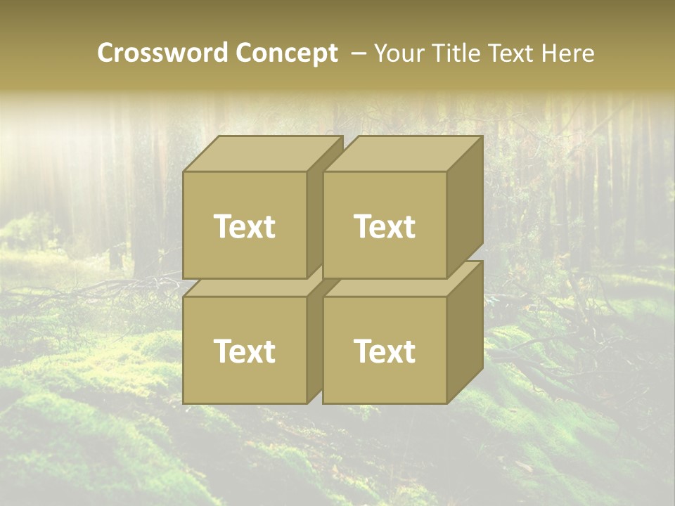 Deep Land Woodland PowerPoint Template