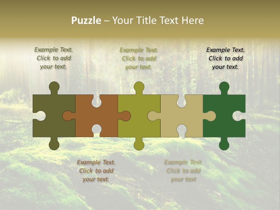 Deep Land Woodland PowerPoint Template