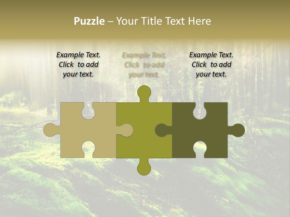 Deep Land Woodland PowerPoint Template