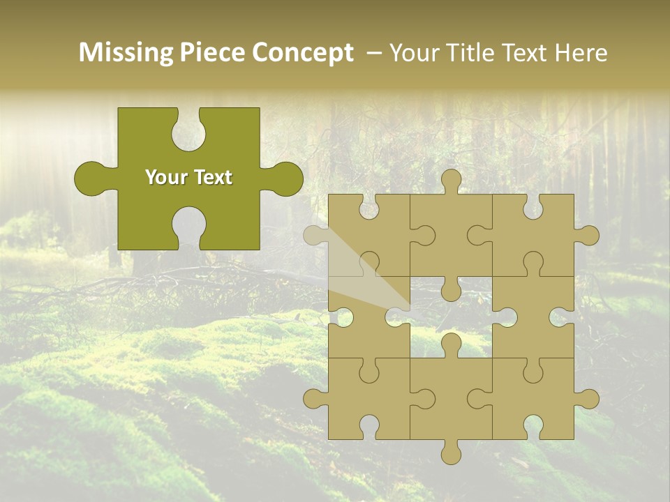 Deep Land Woodland PowerPoint Template