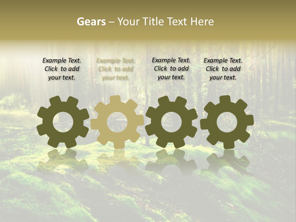 Deep Land Woodland PowerPoint Template