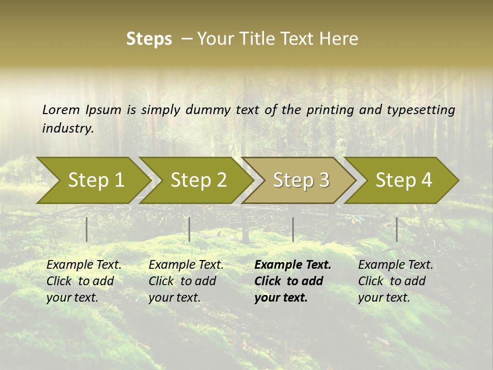 Deep Land Woodland PowerPoint Template