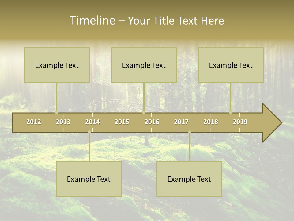 Deep Land Woodland PowerPoint Template