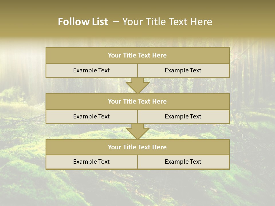 Deep Land Woodland PowerPoint Template