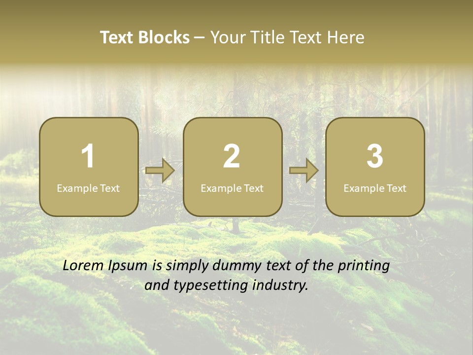 Deep Land Woodland PowerPoint Template