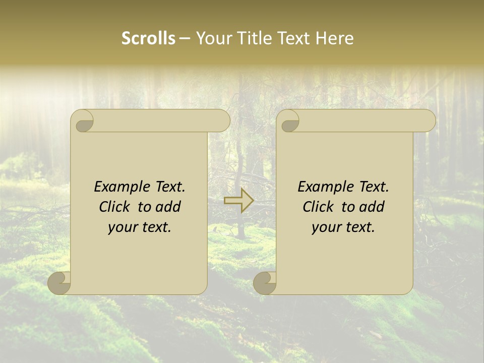Deep Land Woodland PowerPoint Template