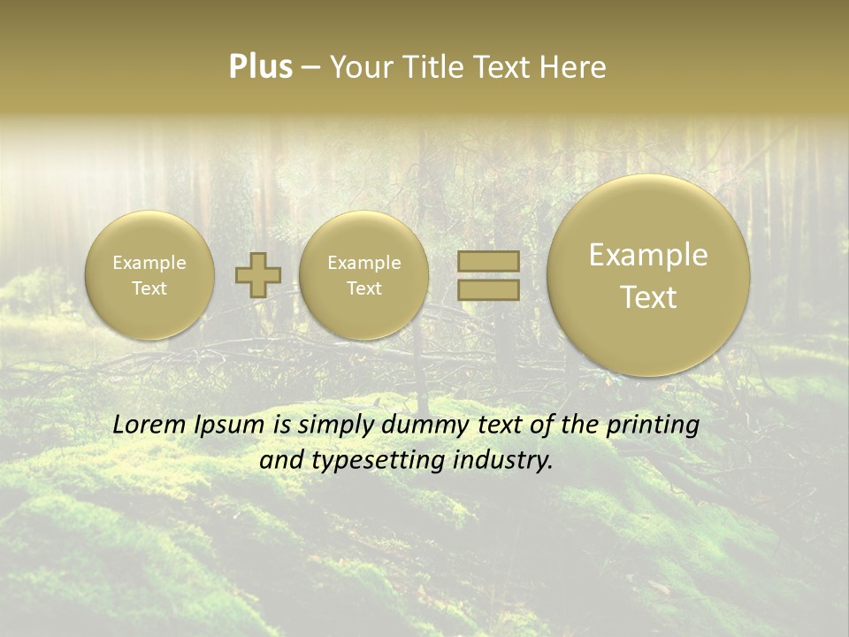 Deep Land Woodland PowerPoint Template