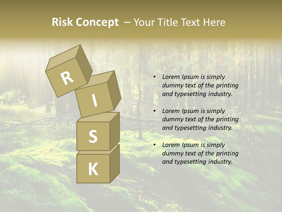 Deep Land Woodland PowerPoint Template