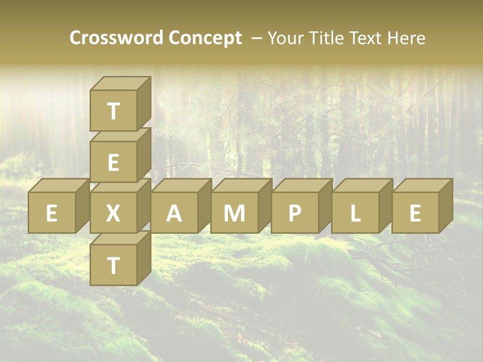 Deep Land Woodland PowerPoint Template