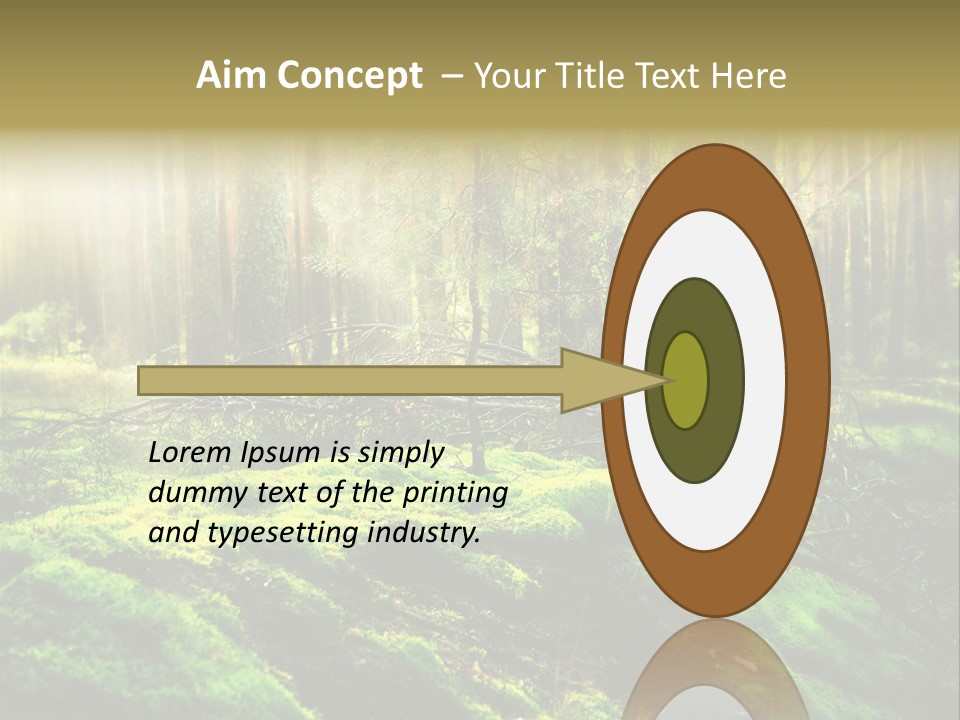 Deep Land Woodland PowerPoint Template