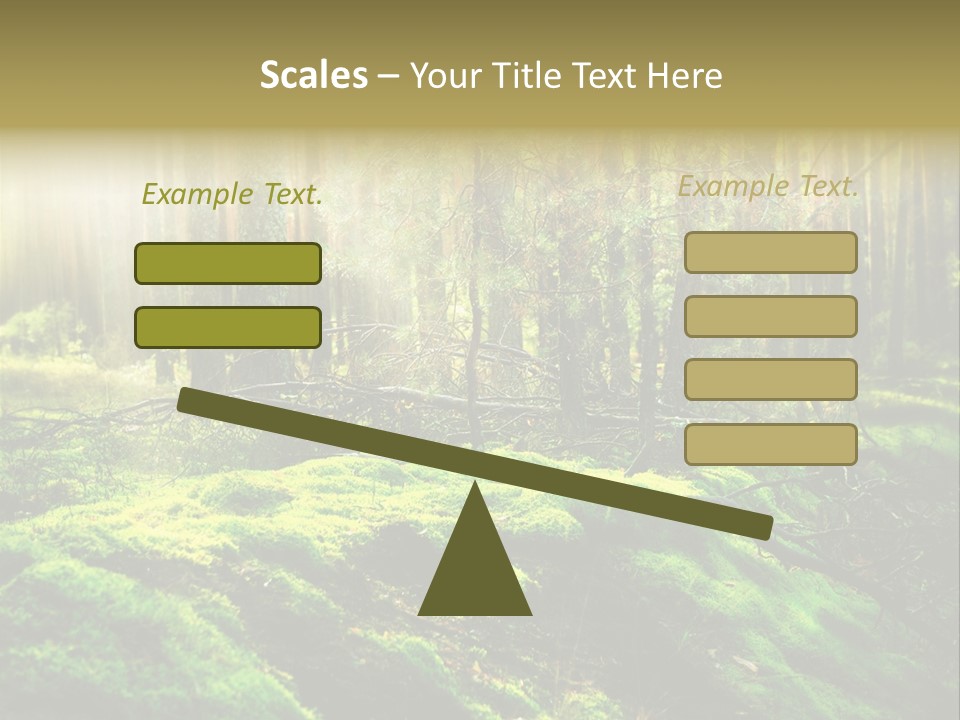 Deep Land Woodland PowerPoint Template