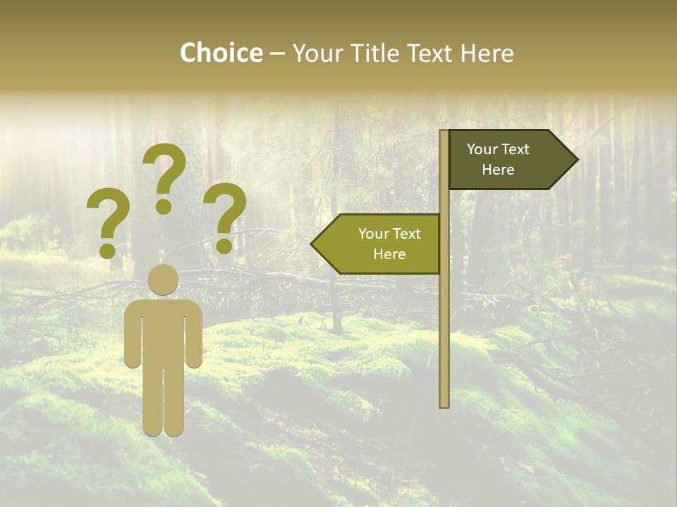 Deep Land Woodland PowerPoint Template