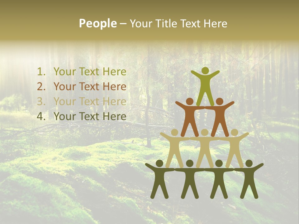 Deep Land Woodland PowerPoint Template
