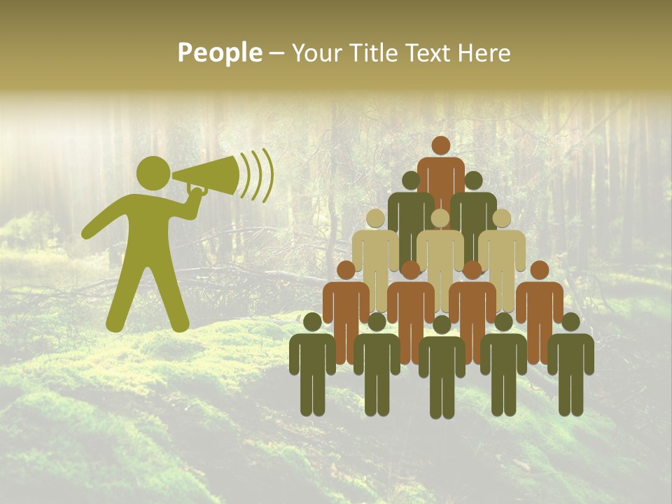 Deep Land Woodland PowerPoint Template