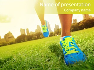 Close Up Sunrise City PowerPoint Template