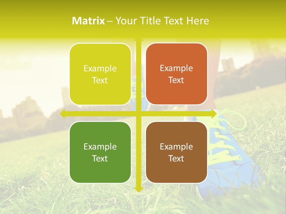 Close Up Sunrise City PowerPoint Template