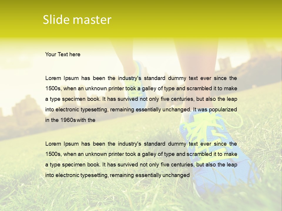 Close Up Sunrise City PowerPoint Template