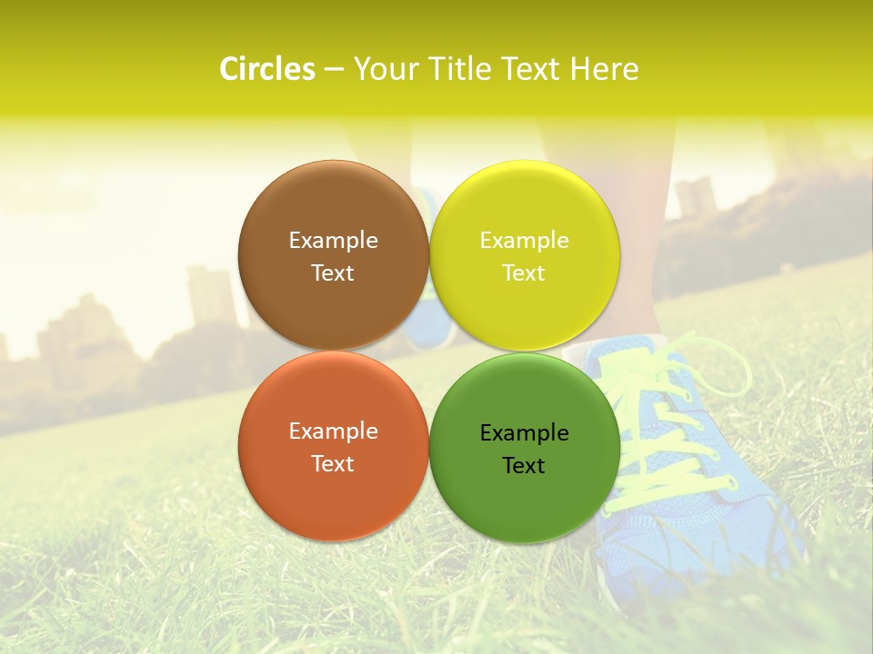 Close Up Sunrise City PowerPoint Template