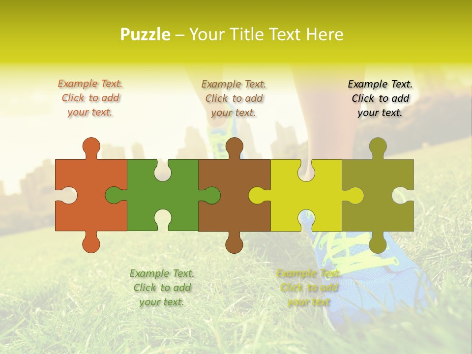 Close Up Sunrise City PowerPoint Template