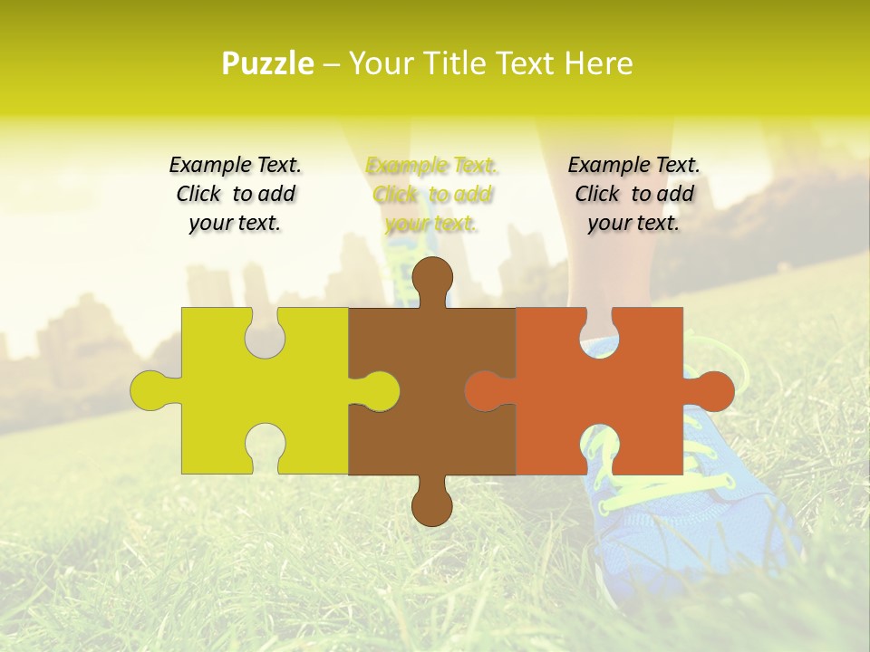 Close Up Sunrise City PowerPoint Template