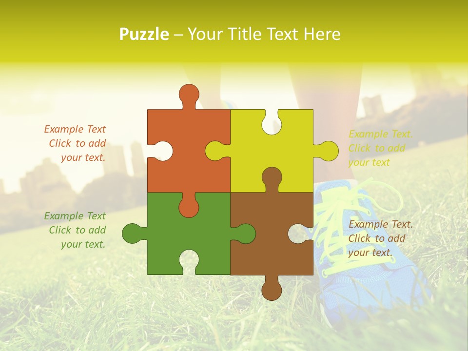 Close Up Sunrise City PowerPoint Template
