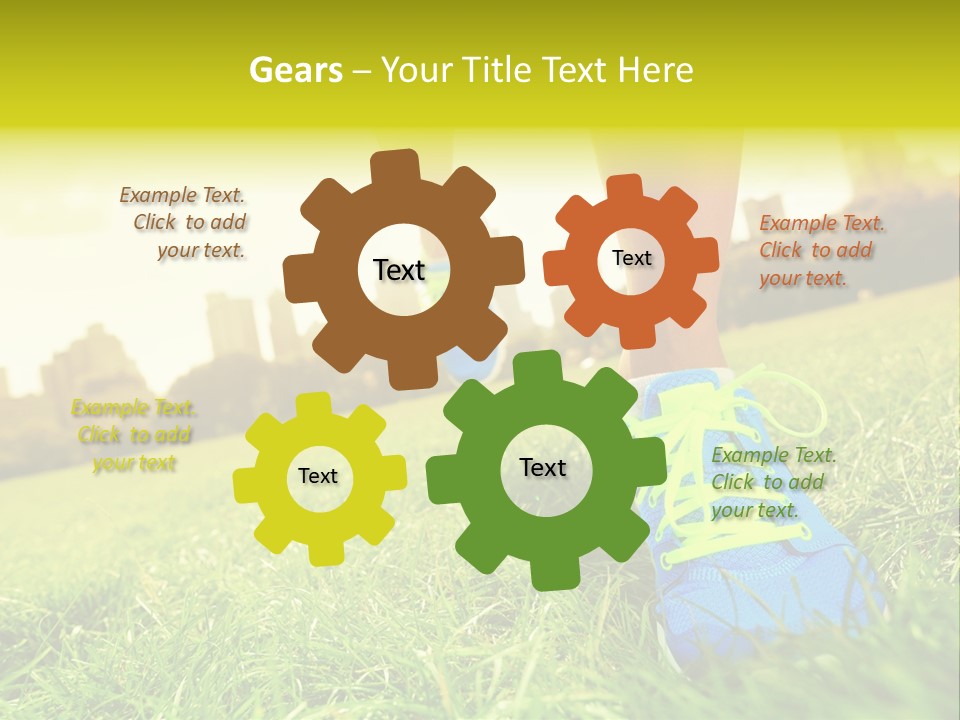 Close Up Sunrise City PowerPoint Template