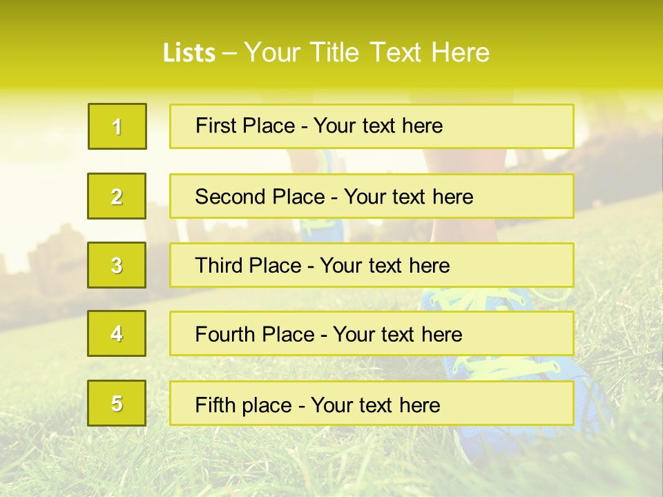Close Up Sunrise City PowerPoint Template