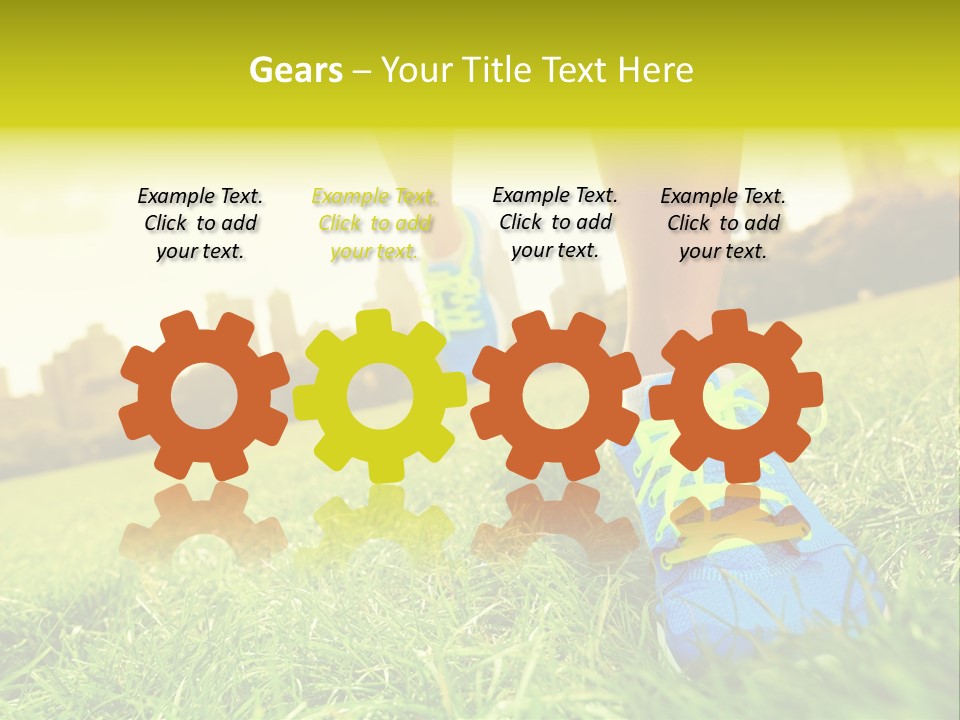 Close Up Sunrise City PowerPoint Template