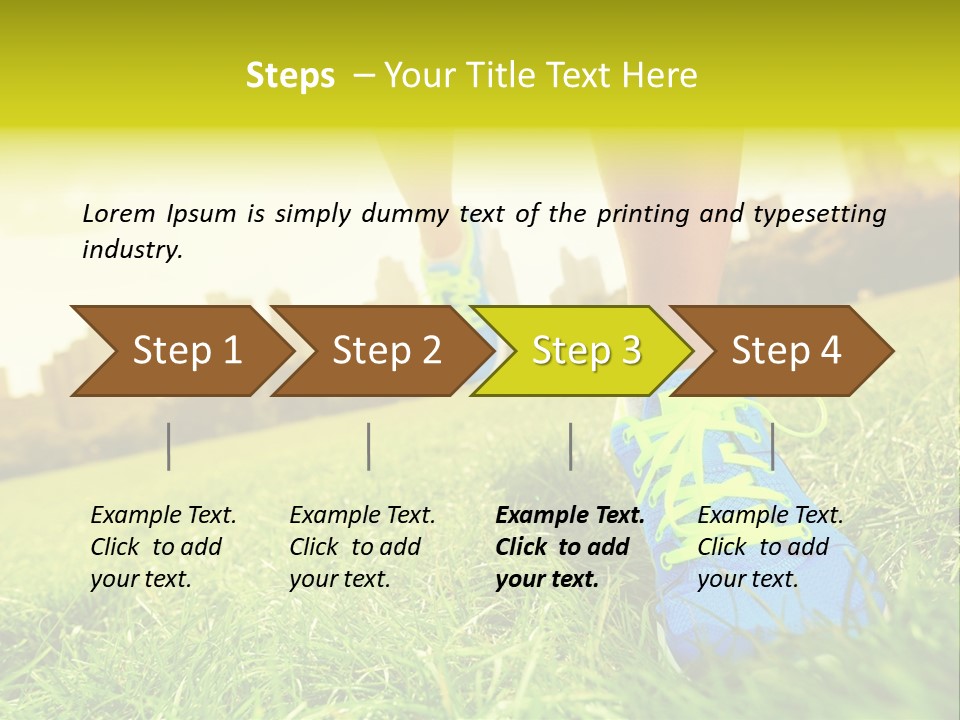 Close Up Sunrise City PowerPoint Template