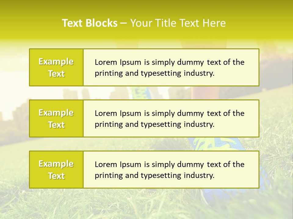Close Up Sunrise City PowerPoint Template