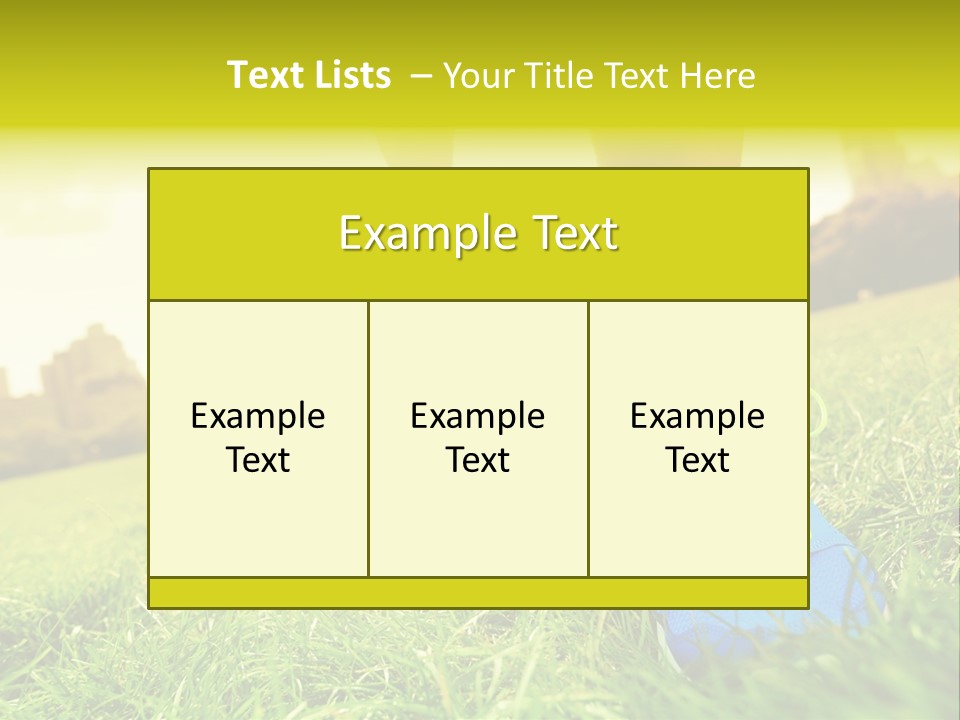 Close Up Sunrise City PowerPoint Template
