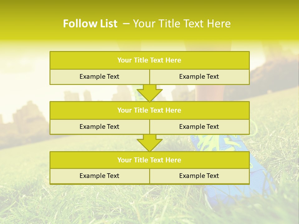 Close Up Sunrise City PowerPoint Template
