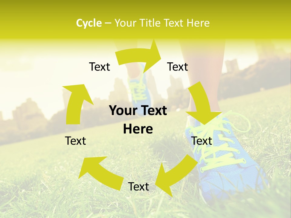 Close Up Sunrise City PowerPoint Template