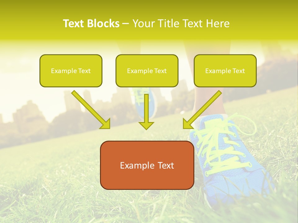 Close Up Sunrise City PowerPoint Template