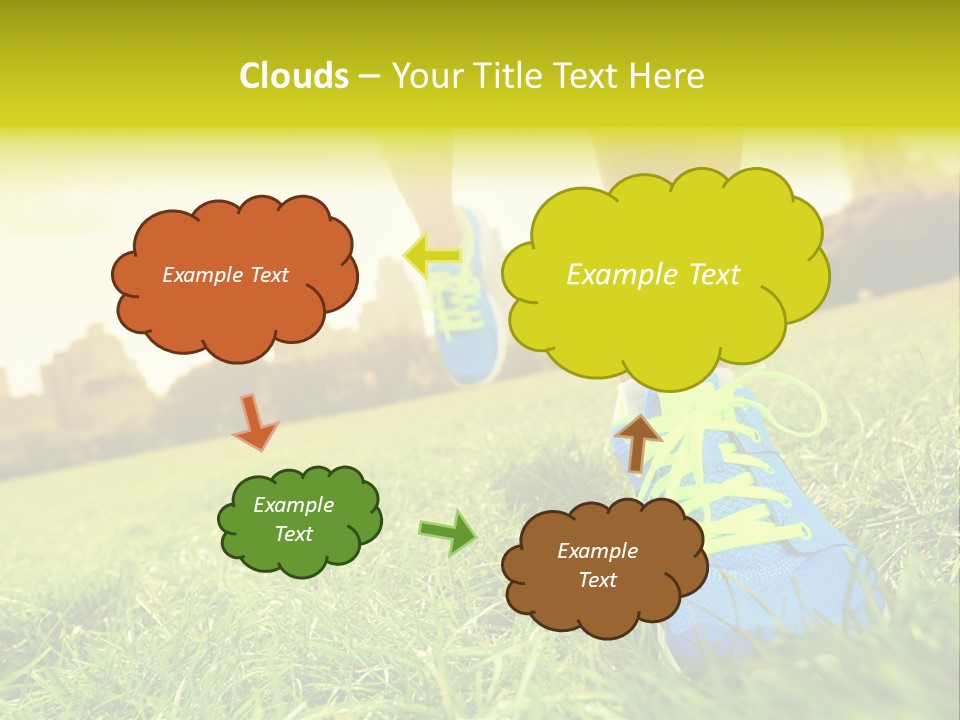 Close Up Sunrise City PowerPoint Template